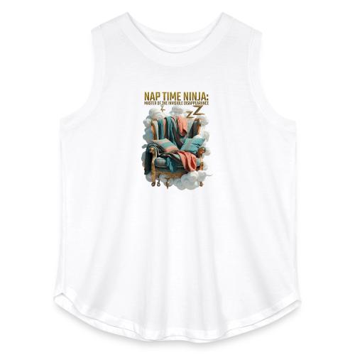 Nap Time Ninja T Shirt - Women's Curvy Relaxed Tank Top