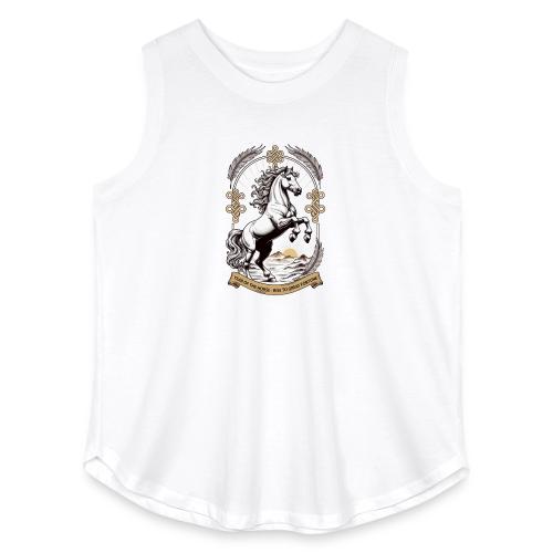 Year of the Horse Rearing T Shirt, Lunar New Year - Women's Curvy Relaxed Tank Top