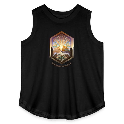 Easter In the Breaking He Was Known T Shirt, Gift - Women's Curvy Relaxed Tank Top