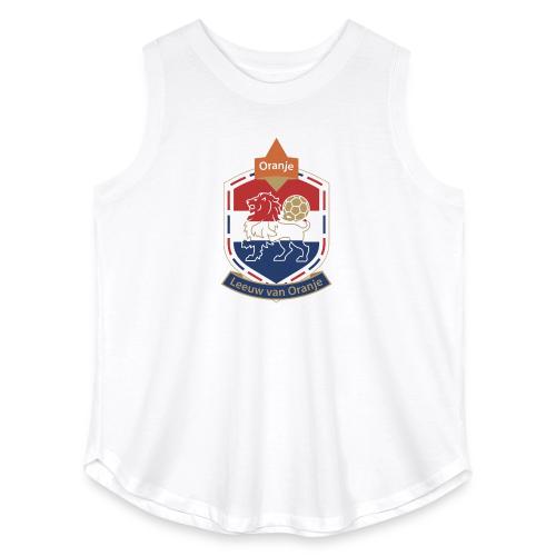 Netherlands Lion Crest T-Shirt, Dutch Badge Gift - Women's Curvy Relaxed Tank Top