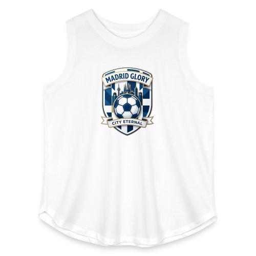 Madrid Skyline Glory T Shirt, Madrid Fan Gift - Women's Curvy Relaxed Tank Top