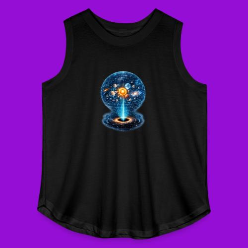Holographic Universe - Women's Curvy Relaxed Tank Top