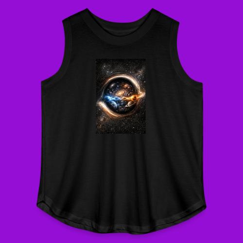 EntangledPhotonsWormhole - Women's Curvy Relaxed Tank Top