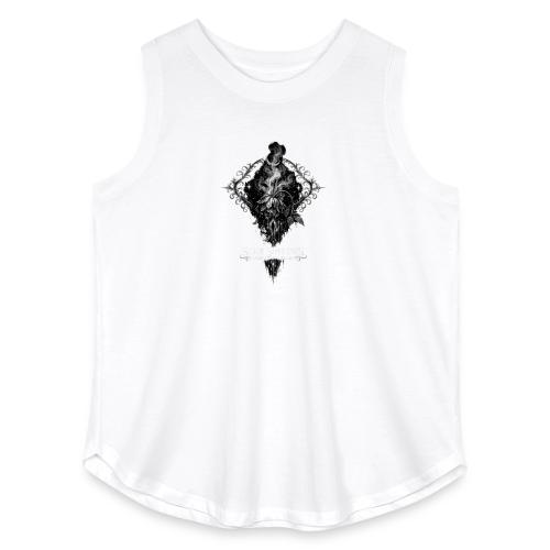 Wilted Rose Turning | Some sorrows don't echo back - Women's Curvy Relaxed Tank Top