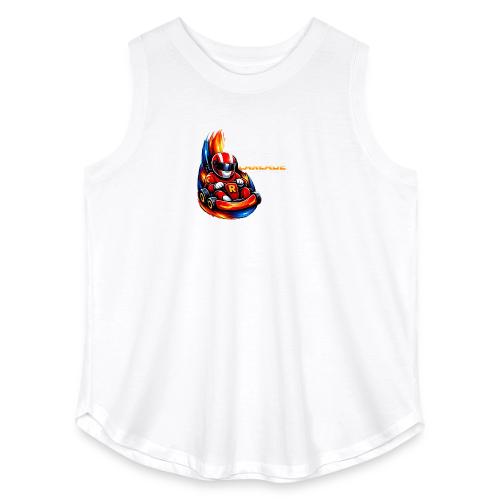Carcadelogoracer1 - Women's Curvy Relaxed Tank Top