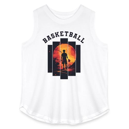 Basketball is My Game - Women's Curvy Relaxed Tank Top