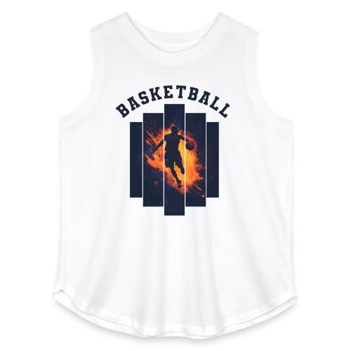 Basketball Power - Women's Curvy Relaxed Tank Top