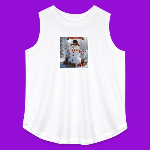 Merry Christmas - Women's Curvy Relaxed Tank Top