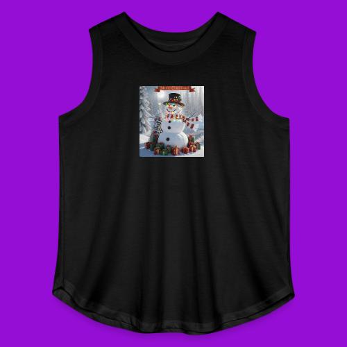 Merry Christmas - Women's Curvy Relaxed Tank Top