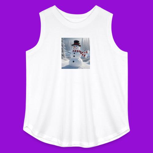 Frosty - Women's Curvy Relaxed Tank Top