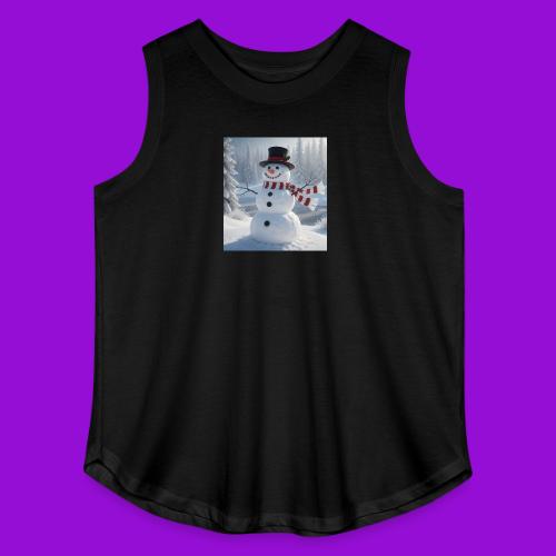 Frosty - Women's Curvy Relaxed Tank Top