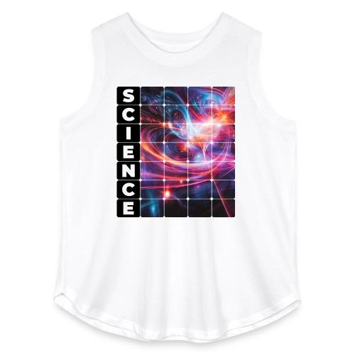 The Chaos of Science - Women's Curvy Relaxed Tank Top