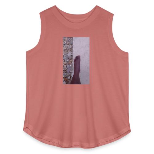 Walking Barefoot - Women's Curvy Relaxed Tank Top
