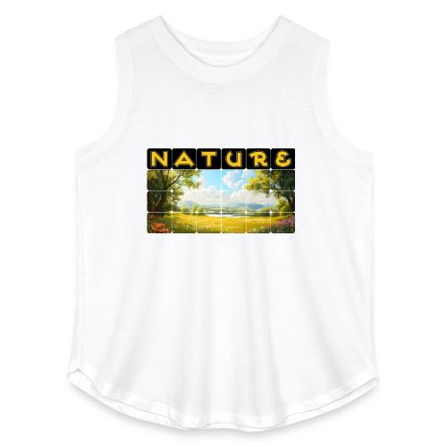 Nature: Summer Fields - Women's Curvy Relaxed Tank Top