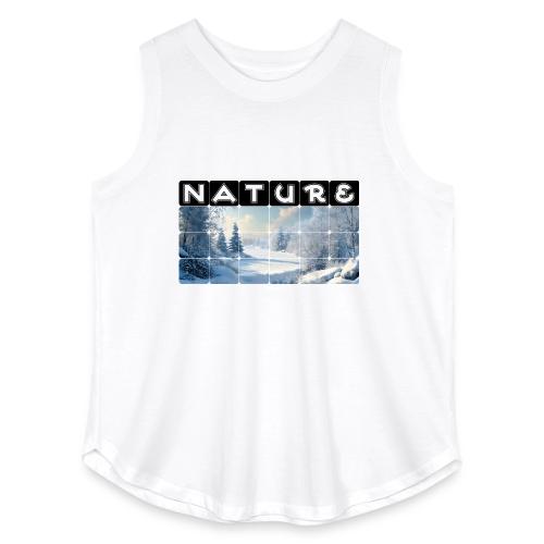 Nature: Frozen Horizon - Women's Curvy Relaxed Tank Top