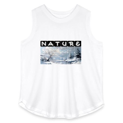 Nature: Winter Embrace - Women's Curvy Relaxed Tank Top