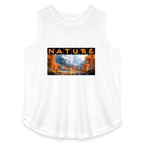 Nature: Golden Autumn Escape - Women's Curvy Relaxed Tank Top