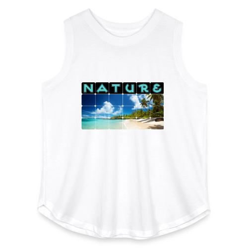 Nature: Island Bliss - Women's Curvy Relaxed Tank Top