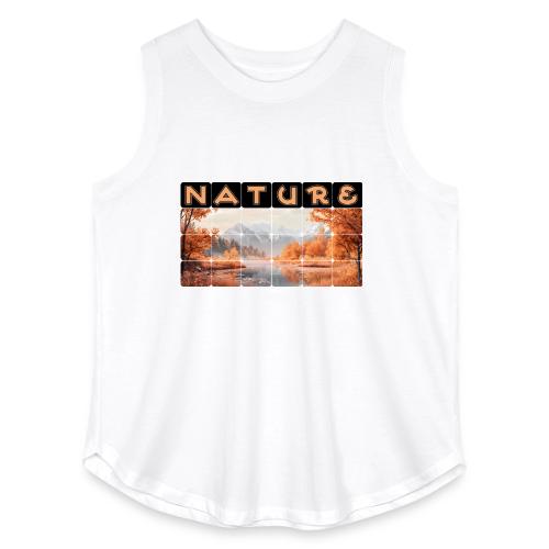 Nature: Autumn Glow - Women's Curvy Relaxed Tank Top