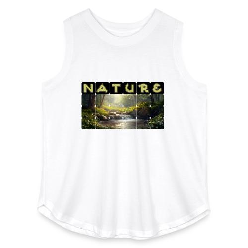 Nature: Verdant Bloom - Women's Curvy Relaxed Tank Top