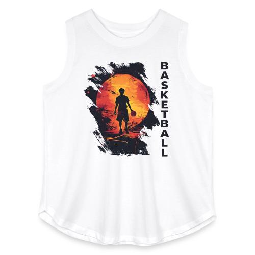 Basketball Blaze - Women's Curvy Relaxed Tank Top