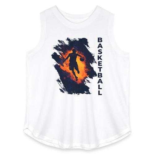 Basketball Focus - Women's Curvy Relaxed Tank Top