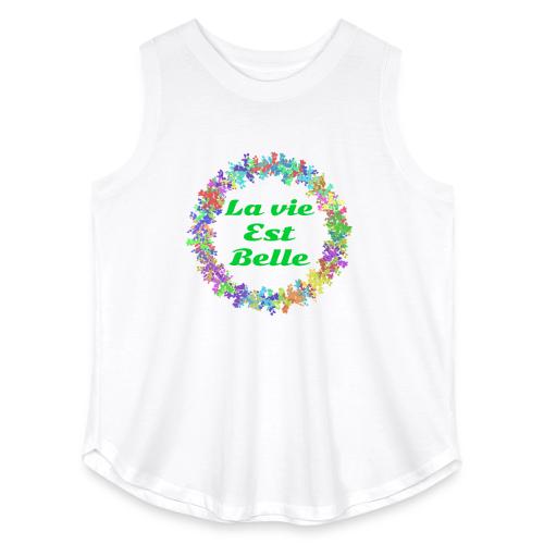 – Positive Attitude - Women's Curvy Relaxed Tank Top