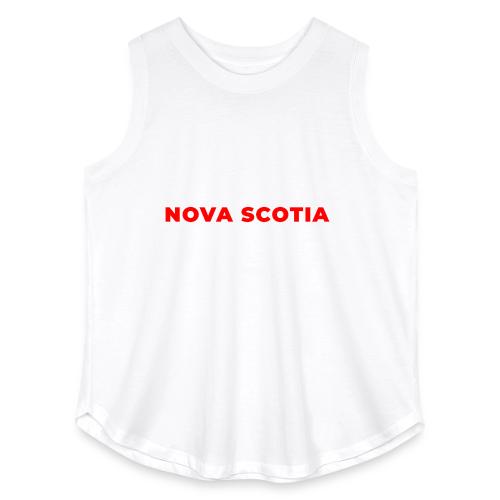 Nova Scotia Script - Women's Curvy Relaxed Tank Top