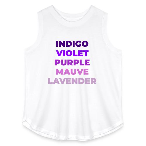 Shades of Purple - Women's Curvy Relaxed Tank Top