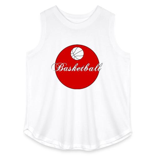 Basketball: Bold Hoops - Women's Curvy Relaxed Tank Top