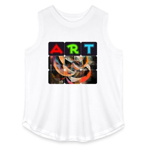 Fragments of Art - Women's Curvy Relaxed Tank Top
