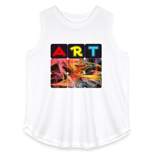 Chaotic Threads of Art - Women's Curvy Relaxed Tank Top