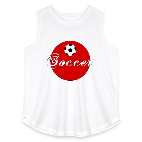 Soccer: Goal Circle - Women's Curvy Relaxed Tank Top