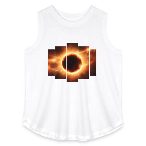 Eclipse Beyond Worlds - Women's Curvy Relaxed Tank Top
