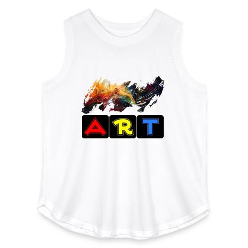 Pulse of Art - Women's Curvy Relaxed Tank Top