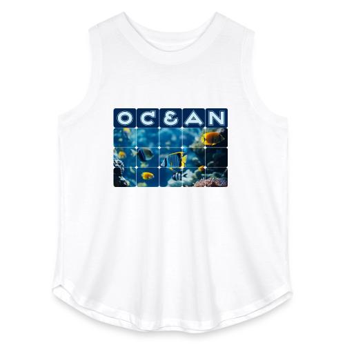Ocean: Underwater Radiance - Women's Curvy Relaxed Tank Top