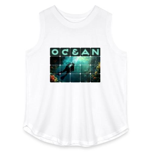 Ocean: Explorer of the Deep - Women's Curvy Relaxed Tank Top