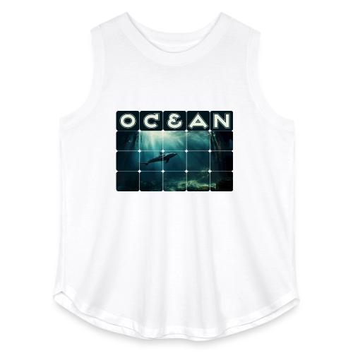 Ocean Whisper - Women's Curvy Relaxed Tank Top