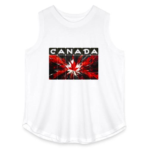 Canada Splash - Women's Curvy Relaxed Tank Top