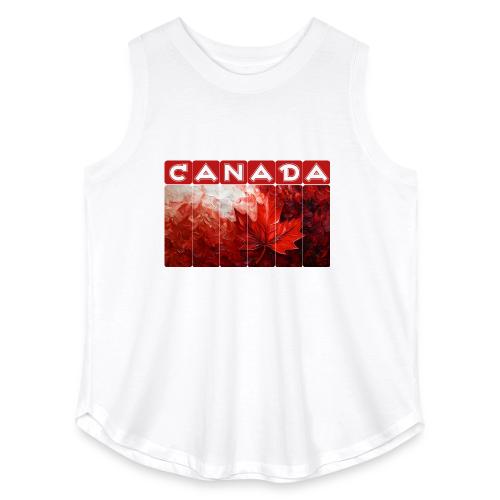 Canada Painted Pride - Women's Curvy Relaxed Tank Top