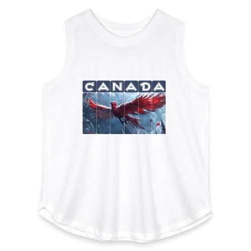 Canada Rising - Women's Curvy Relaxed Tank Top