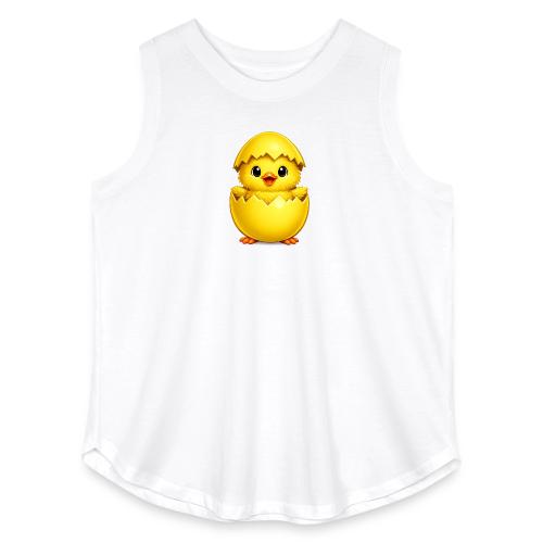 Easter Chick yellow - Women's Curvy Relaxed Tank Top