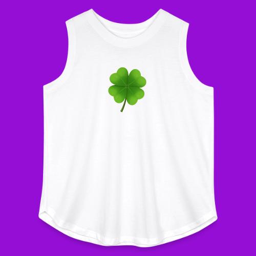 Four leaf clover - Women's Curvy Relaxed Tank Top