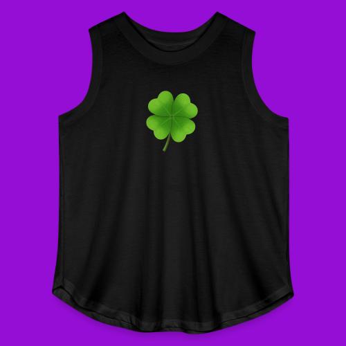 Four leaf clover - Women's Curvy Relaxed Tank Top