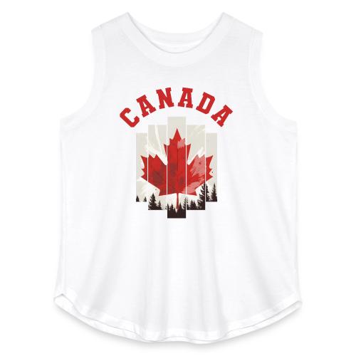 Creative Spirit of Canada - Women's Curvy Relaxed Tank Top