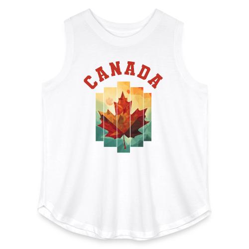 Canada’s Artistic Emblem - Women's Curvy Relaxed Tank Top