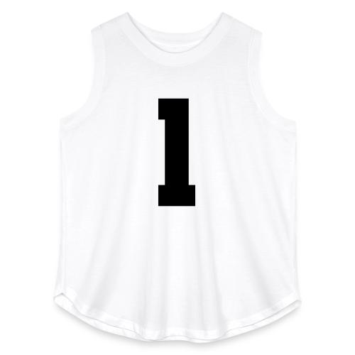 Varsity Number 1 Athletic Style - Women's Curvy Relaxed Tank Top