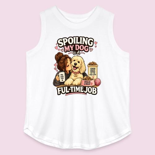 Spoiling My Dog Is a Full-Time Job - Women's Curvy Relaxed Tank Top