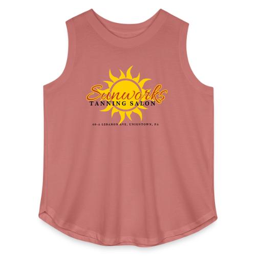 Bright and Sunny - Women's Curvy Relaxed Tank Top
