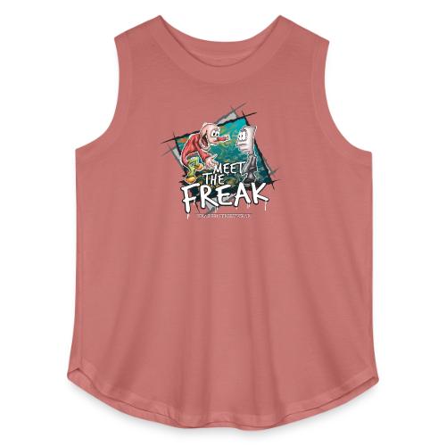 meet the freak - Women's Curvy Relaxed Tank Top